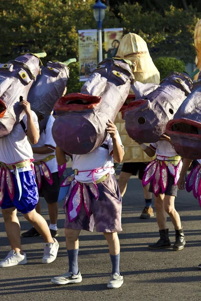 Samba carnaval danser — Stockfoto