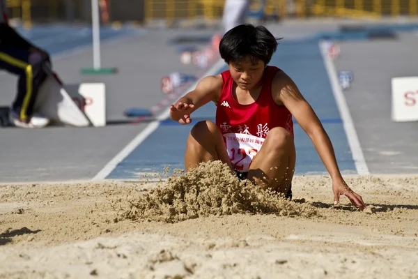 Concurso de pista e campo — Fotografia de Stock