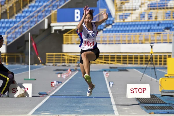 Concurso de pista e campo — Fotografia de Stock