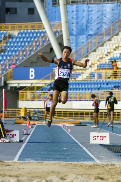 Concurso de pista e campo — Fotografia de Stock