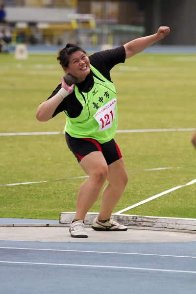 Concurso de pista e campo — Fotografia de Stock