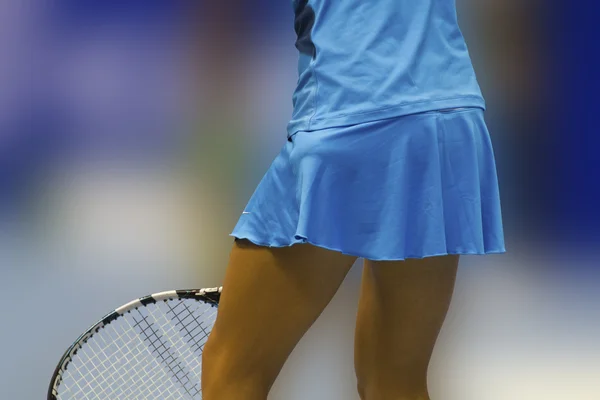 Vrouw tennisser — Stockfoto