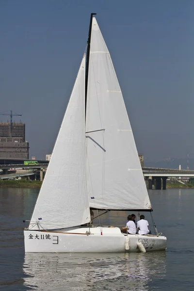 Jeu de quille bateau — Photo