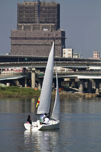 Jeu de quille bateau — Photo