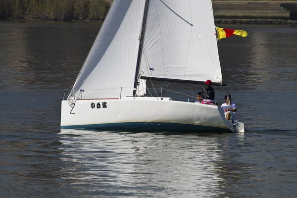 Jeu de quille bateau — Photo