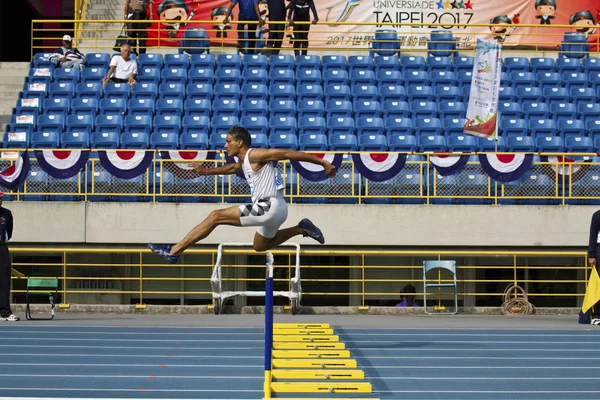 Elderly track and field game — Stock Photo, Image