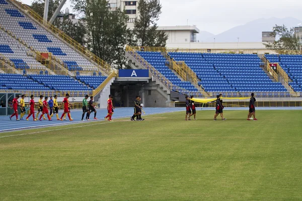 Jogo de futebol — Fotografia de Stock