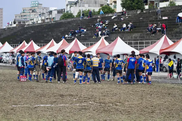 Rugby Football Game Players — Stock Photo, Image