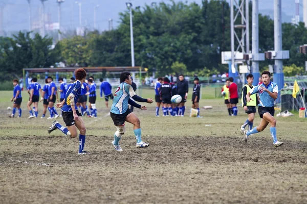 Jogadores de Rugby Football Game — Fotografia de Stock