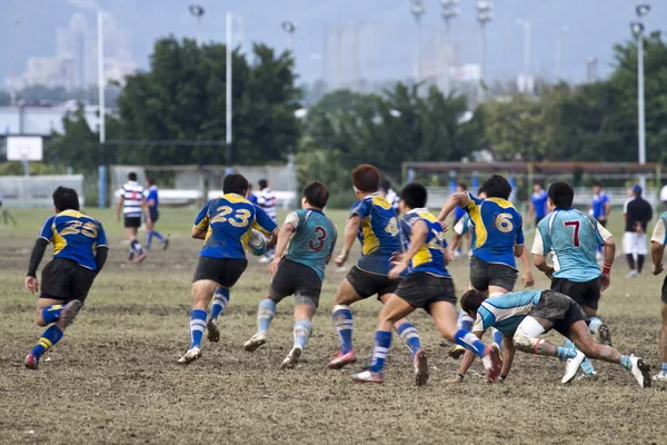 Rugby Football Game Players — Stock Photo, Image