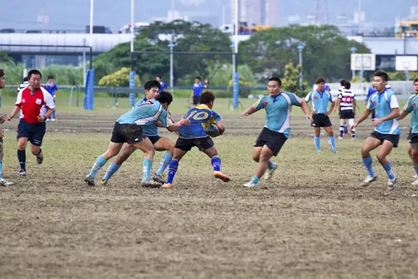 Rugby Football Game Players — Stock Photo, Image