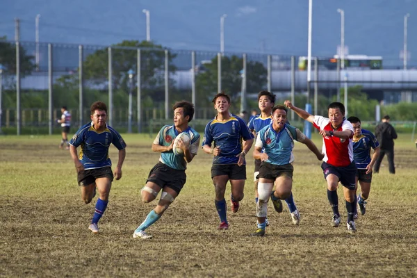 럭비 축구 게임 플레이어 — 스톡 사진