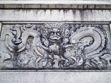 ejderha duvar heykel