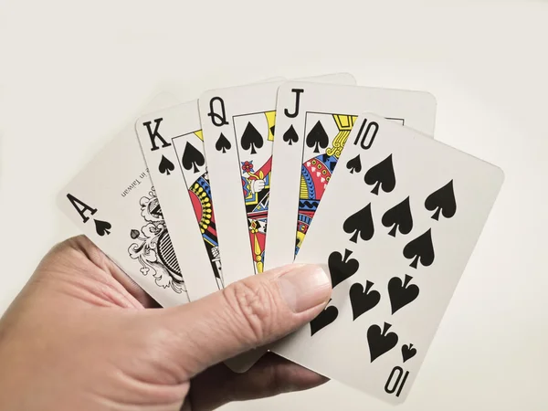 Pokers de cartes à jouer — Photo