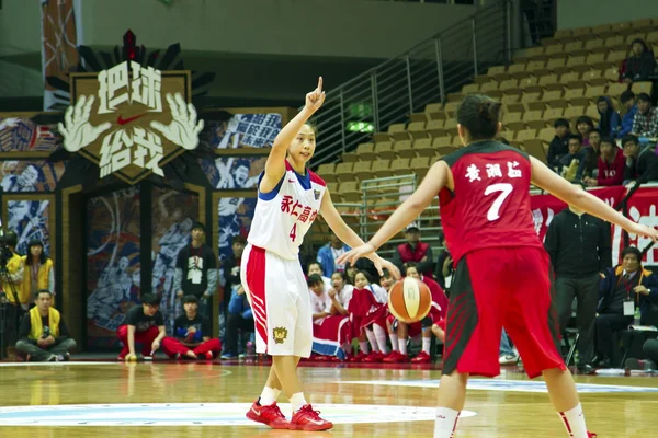 High school basketbal spel, hbl — Stockfoto