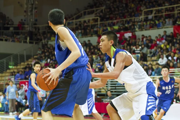 Jeu de basket-ball au lycée, HBL — Photo