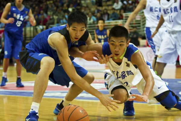 Gymnasiet basket spel, hbl — Stockfoto