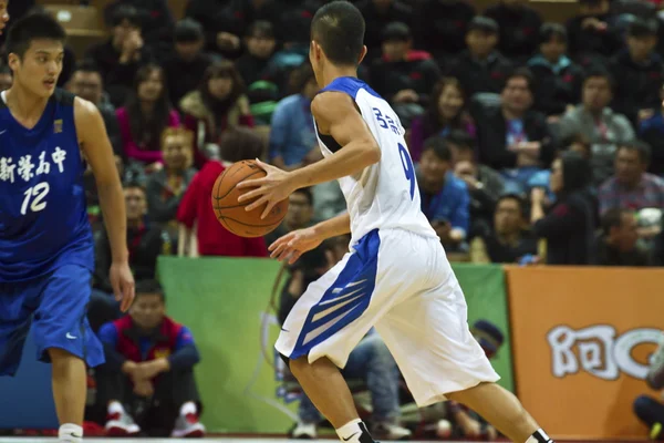 Juego de baloncesto de la escuela secundaria, HBL — Foto de Stock