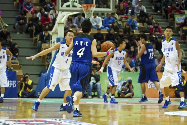 Juego de baloncesto de la escuela secundaria, HBL — Foto de Stock