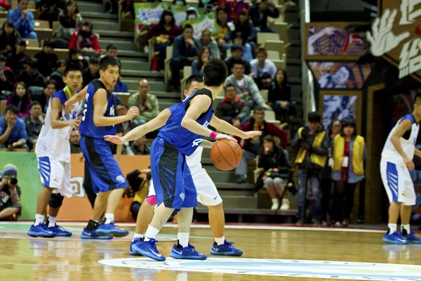 Gymnasiet basket spel, hbl — Stockfoto