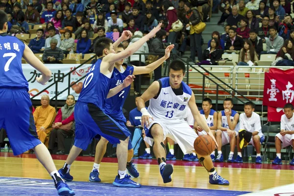Střední školu basketbal hra, hbl — Stock fotografie
