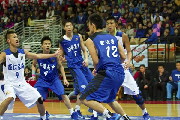 Lise basketbol oyunu, hbl — Stok fotoğraf