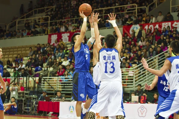 Lise basketbol oyunu, hbl — Stok fotoğraf