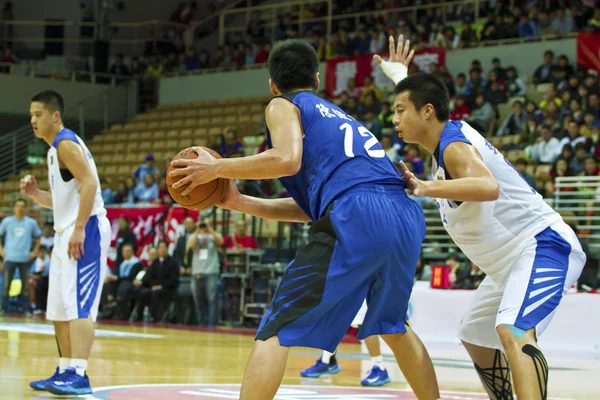 Juego de baloncesto de la escuela secundaria, HBL — Foto de Stock