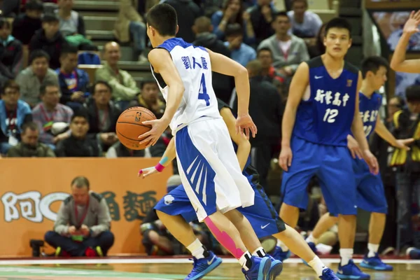 Juego de baloncesto de la escuela secundaria, HBL — Foto de Stock