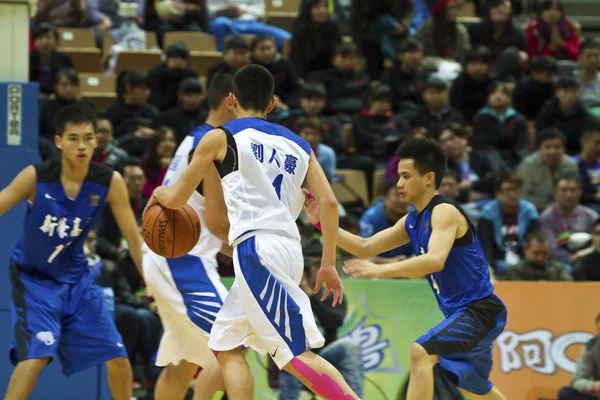 Juego de baloncesto de la escuela secundaria, HBL — Foto de Stock