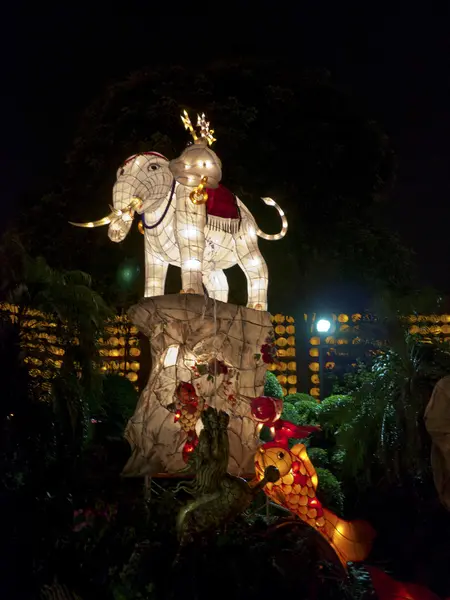 Chinês tradicional lanterna festival — Fotografia de Stock