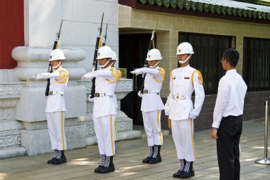 onur ile ilgilenen ziyaretçiler nöbet roc, taipei, Tayvan