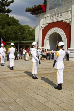 onur ile ilgilenen ziyaretçiler nöbet roc, taipei, Tayvan