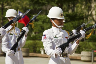 onur ile ilgilenen ziyaretçiler nöbet roc, taipei, Tayvan