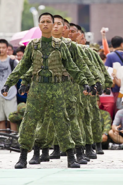 台湾主要的特种作战部队显示 — 图库照片