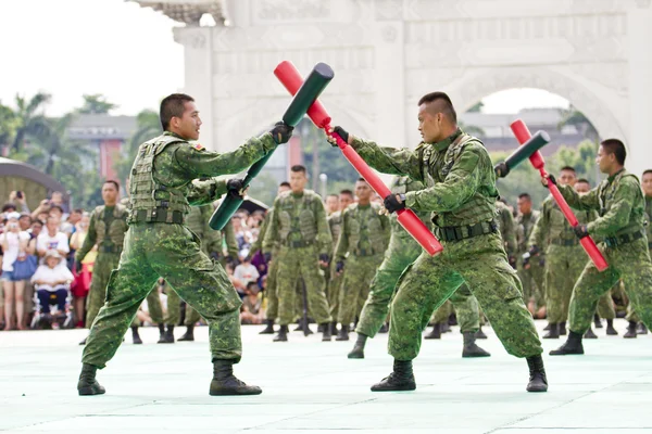 台湾主要的特种作战部队显示 — 图库照片