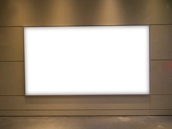 Blank billboard — Stock Photo, Image