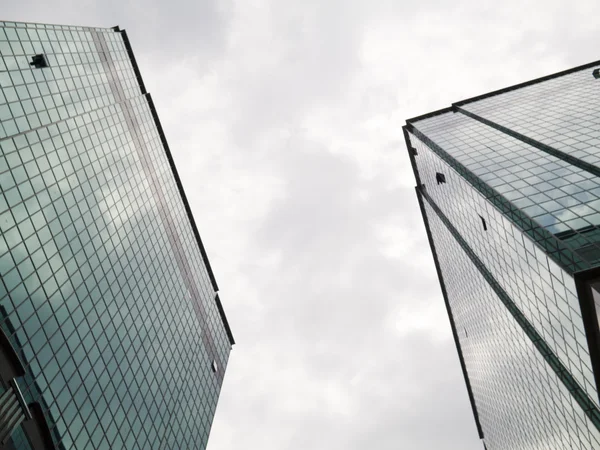 Buildings perspective view bottom-up — Stock Photo, Image