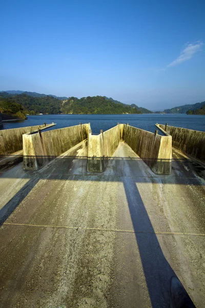 台湾の liyutan 貯水池 — ストック写真