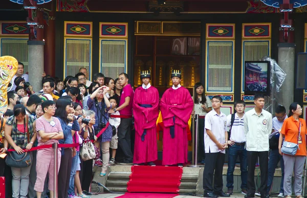 Konfucius ceremoni — Stockfoto