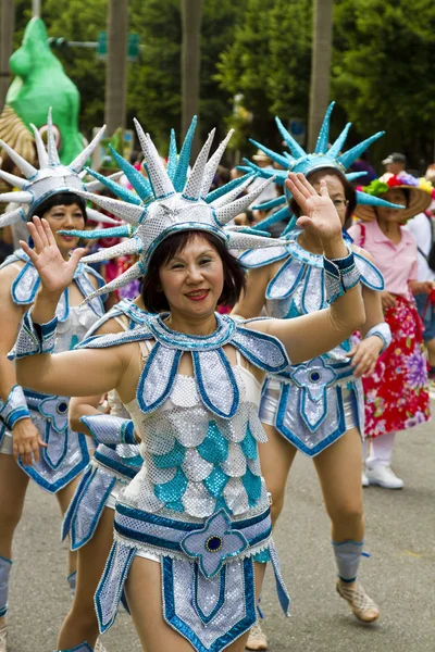 2013 samba dröm carnival parade — Stockfoto