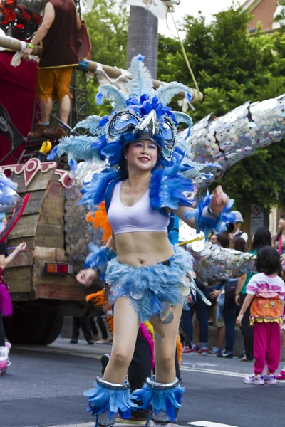 2013 samba dröm carnival parade — Stockfoto