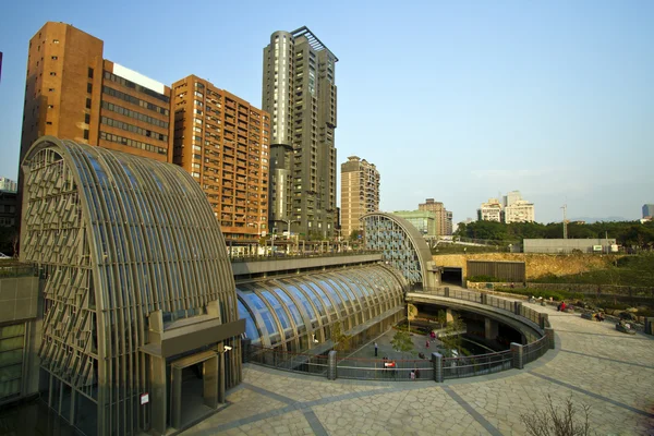 Taipei stacji mrt (daan stacji park) — Zdjęcie stockowe