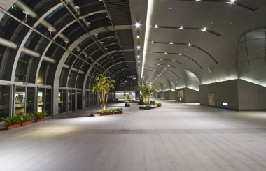 modern istasyon binasının iç lobi salonu