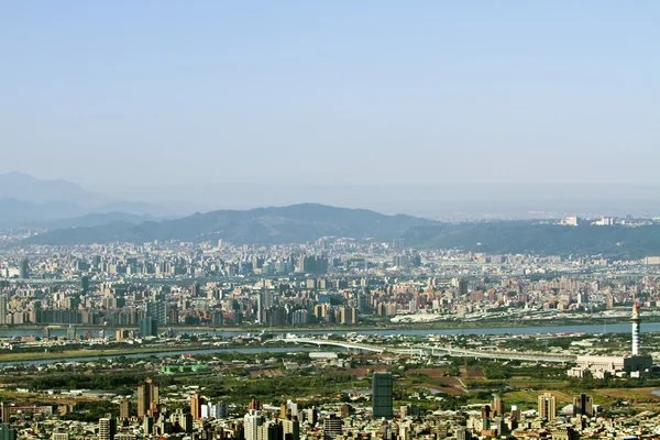 Taipei şehir manzarası — Stok fotoğraf