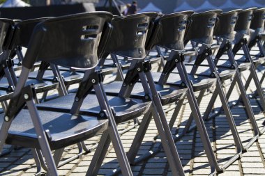 빈 검은 플라스틱의 자