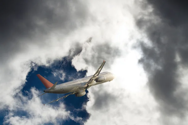 Vuelo en jet — Foto de Stock