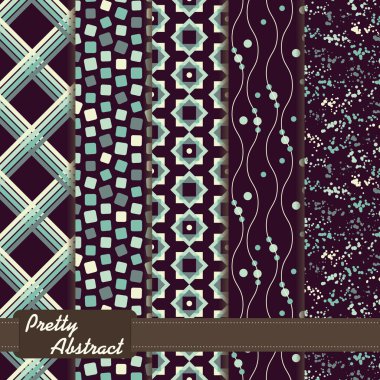 Soyut, pürüzsüz desenler kümesi