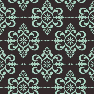 güzel seamless modeli ile çiçek öğeleri