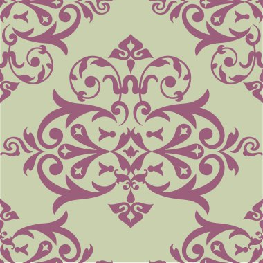 güzel pembe yeşil çiçek deseni